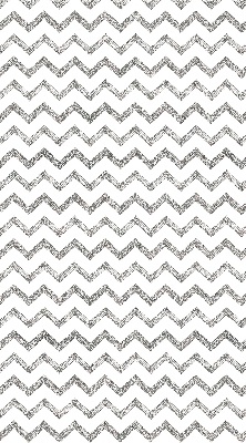 Estor enrollable de tela con zigzags horizontales grises