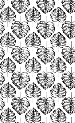 Estor decorativo con hojas grises