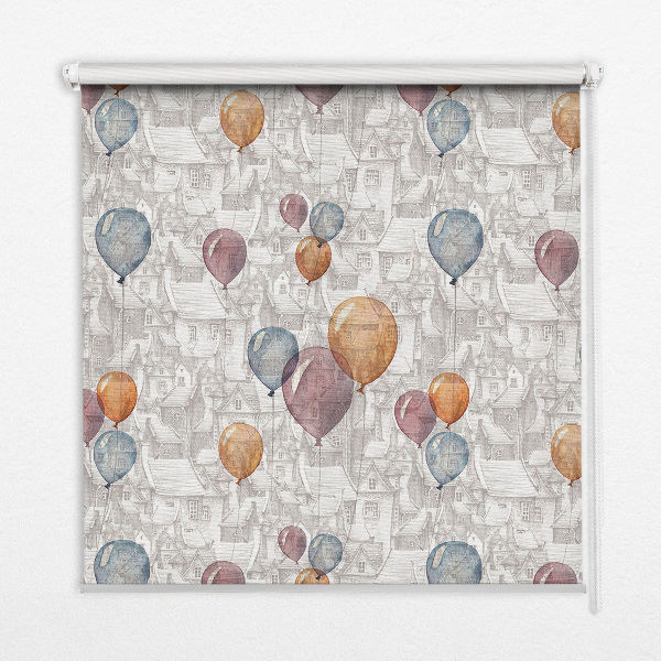Estor decorativo globos