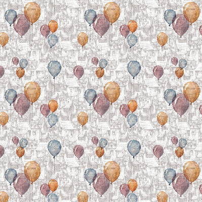 Estor decorativo globos