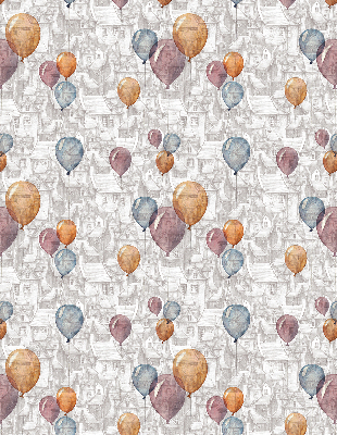 Estor decorativo globos