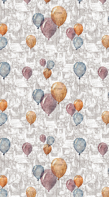 Estor decorativo globos