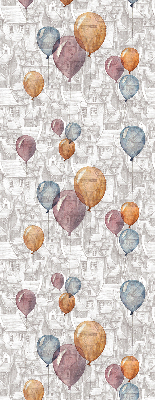 Estor decorativo globos