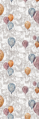 Estor decorativo globos