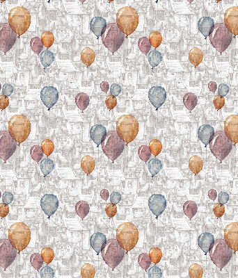 Estor decorativo globos