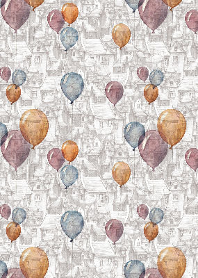 Estor decorativo globos
