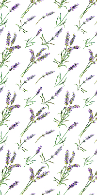 Estor enrollable de tela en color lavanda
