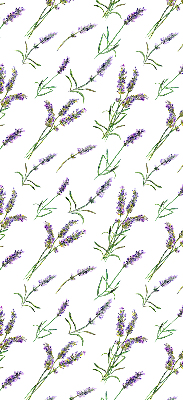 Estor enrollable de tela en color lavanda
