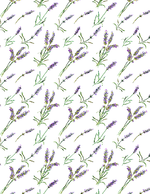 Estor enrollable de tela en color lavanda