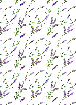 Estor enrollable de tela en color lavanda