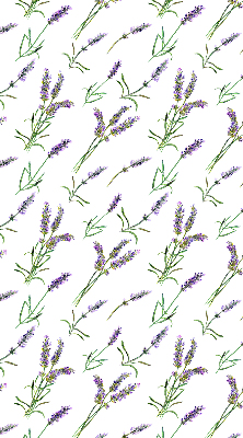 Estor enrollable de tela en color lavanda