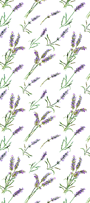Estor enrollable de tela en color lavanda