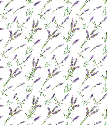 Estor enrollable de tela en color lavanda