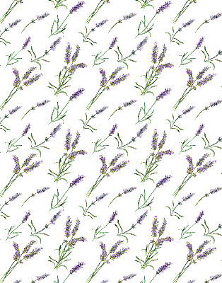 Estor enrollable de tela en color lavanda