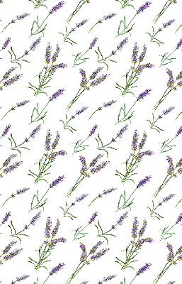 Estor enrollable de tela en color lavanda