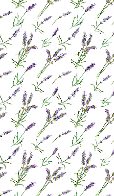 Estor enrollable de tela en color lavanda