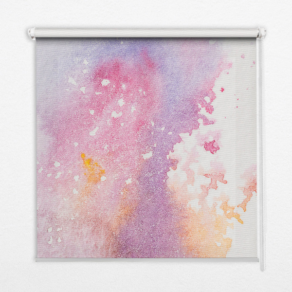 Estor opaco de derrame de pintura artística