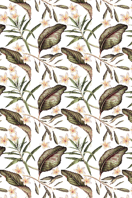 Estor decorativo con flores y tallos