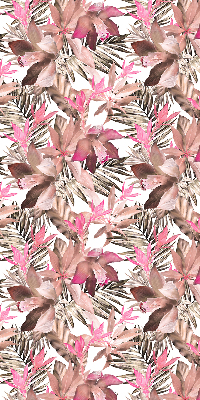 Estor decorativo con flores rosas