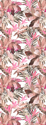 Estor decorativo con flores rosas