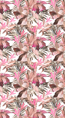Estor decorativo con flores rosas