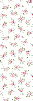 Estor enrollable de tela rosas