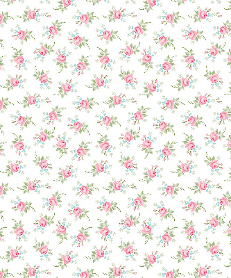 Estor enrollable de tela rosas
