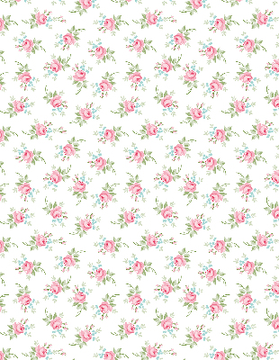 Estor enrollable de tela rosas