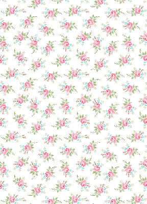 Estor enrollable de tela rosas