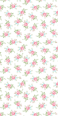 Estor enrollable de tela rosas