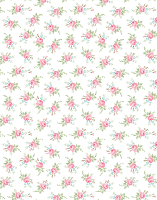 Estor enrollable de tela rosas