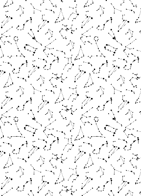 Estor decorativo Constelaciones