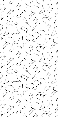 Estor decorativo Constelaciones