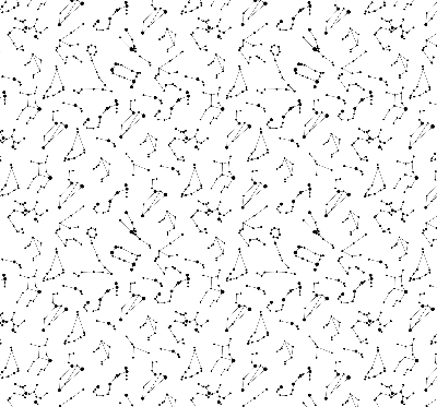 Estor decorativo Constelaciones