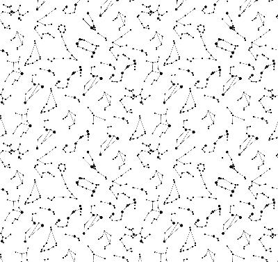 Estor decorativo Constelaciones