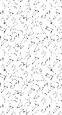 Estor decorativo Constelaciones
