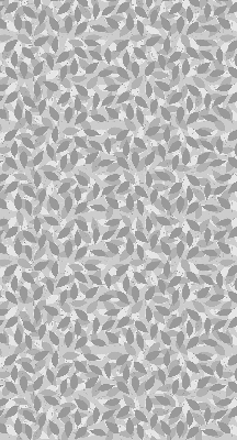 Estor decorativo con hojas grises