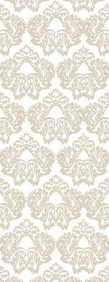 Estor enrollable de tela con patrón beige