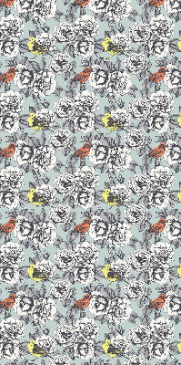 Estor decorativo de flores