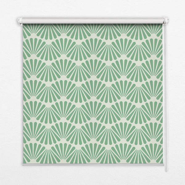Estor decorativo verde