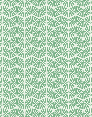 Estor decorativo verde
