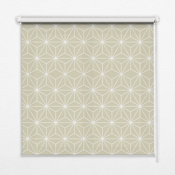 Estor opaco con puntos blancos conectados