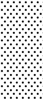 Estor decorativo con puntos negros