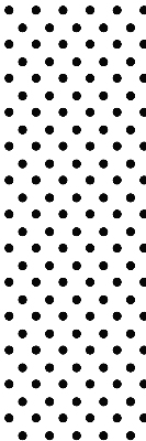 Estor decorativo con puntos negros