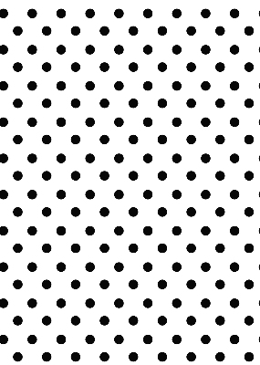 Estor decorativo con puntos negros