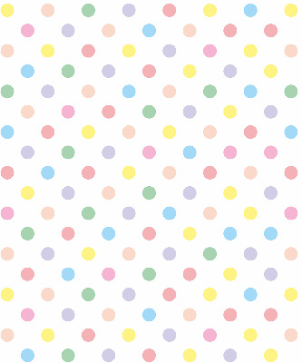 Estor opaco con puntos de colores