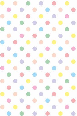Estor opaco con puntos de colores