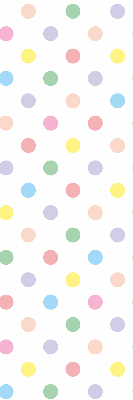 Estor opaco con puntos de colores