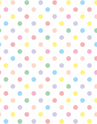 Estor opaco con puntos de colores
