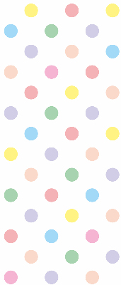 Estor opaco con puntos de colores
